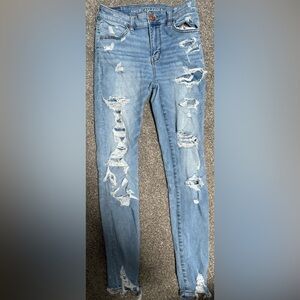 American Eagle Outfitters Light Blue Denim